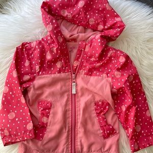 Pink polka dot jacket